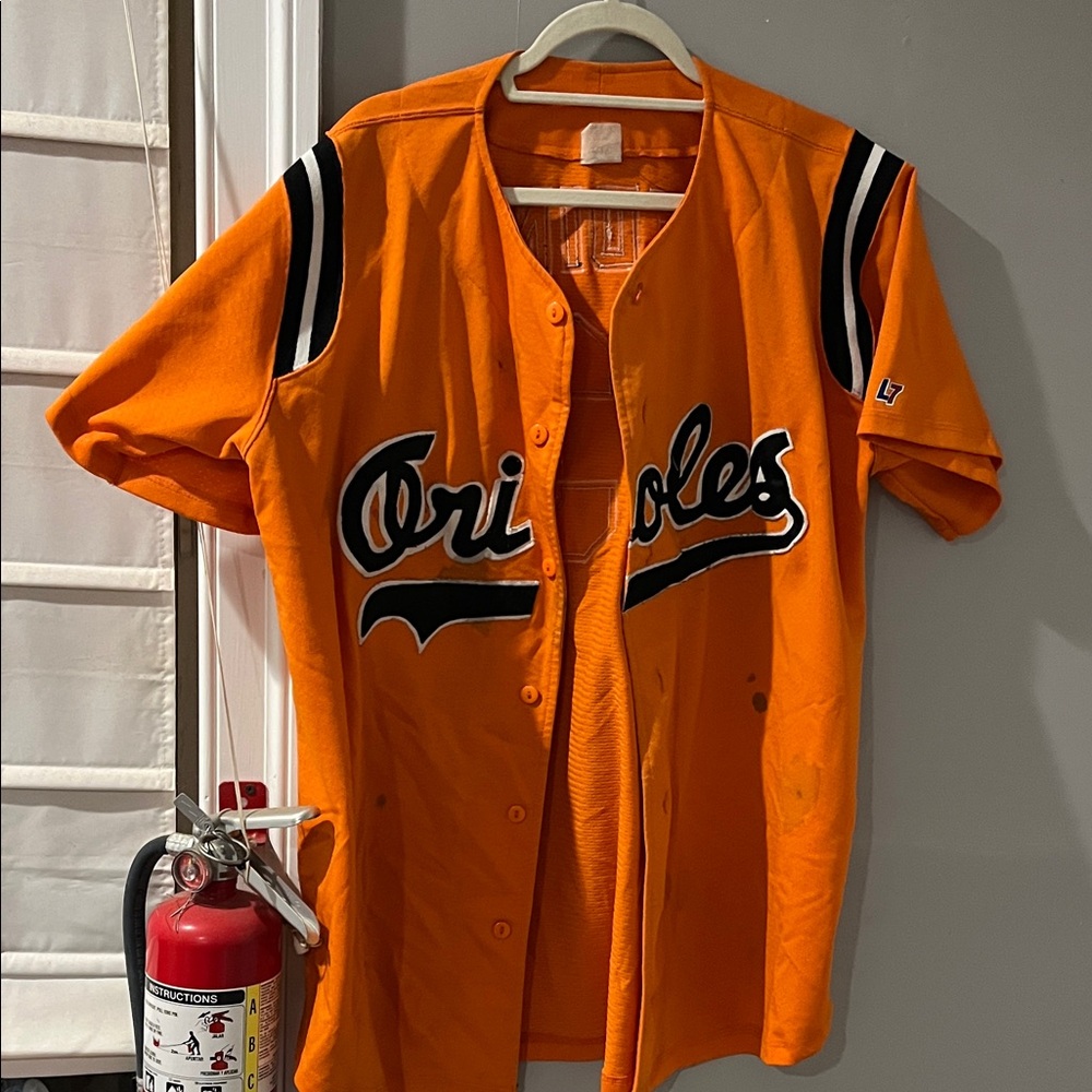 Orioles Men's Orange Jersey